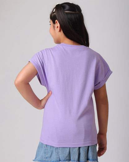 Frozen Elsa Relaxed Fit Tshirt Girls
