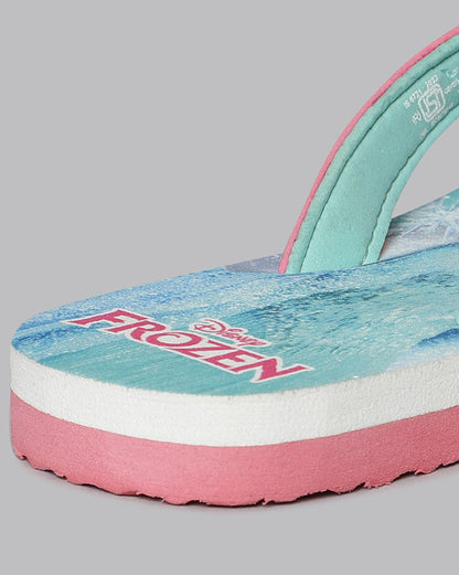 Frozen  Pink Flip-Flops  Kids Girls
