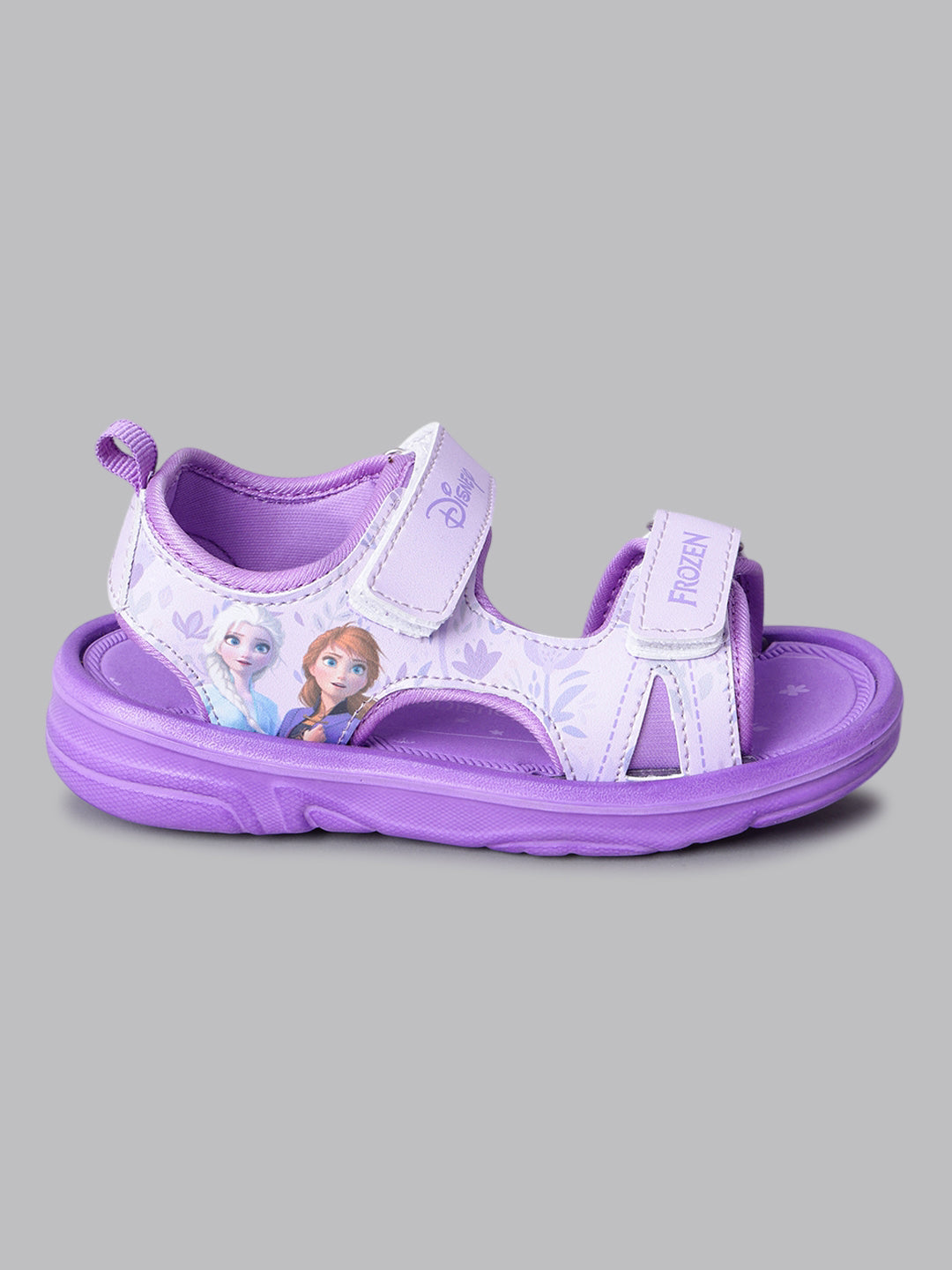 Kids Girls Frozen Printed Purple Sandals