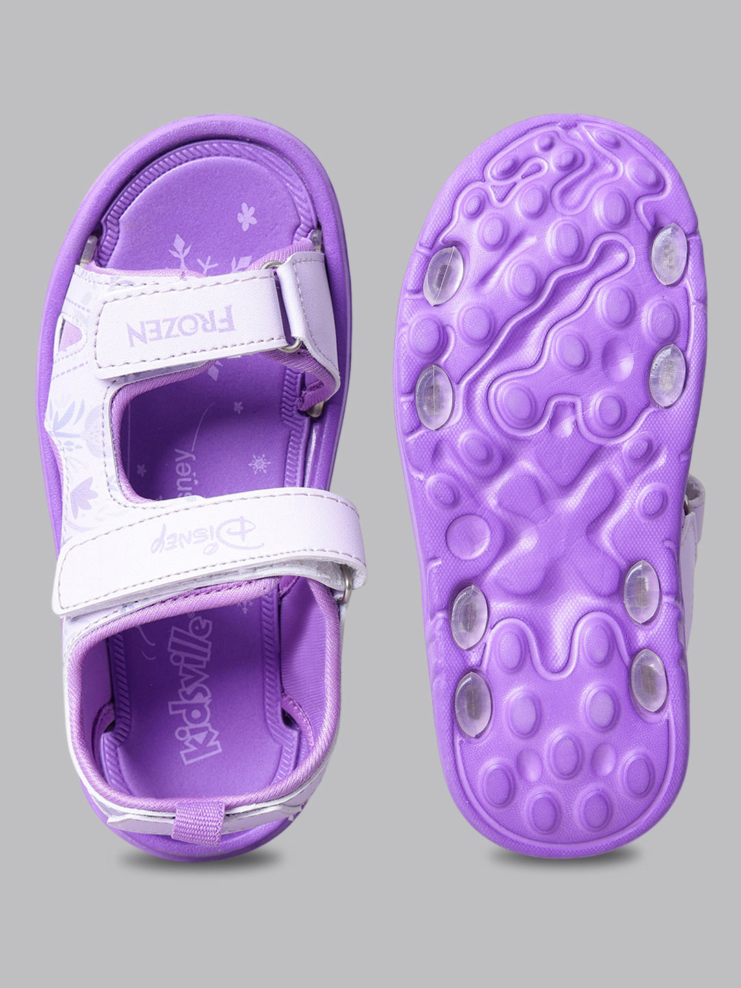 Kids Girls Frozen Printed Purple Sandals