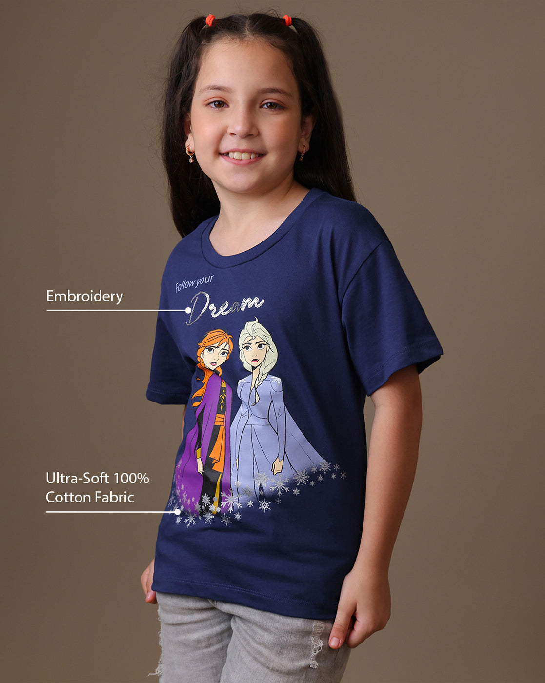 Frozen  Oversized Tshirt  Girls
