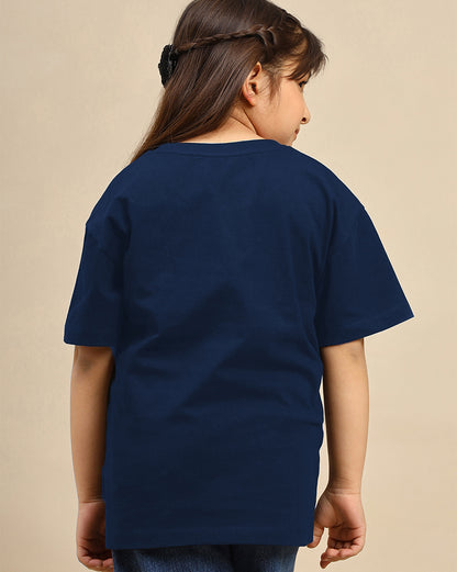 Frozen Printed Oversized Tshirt For Girls