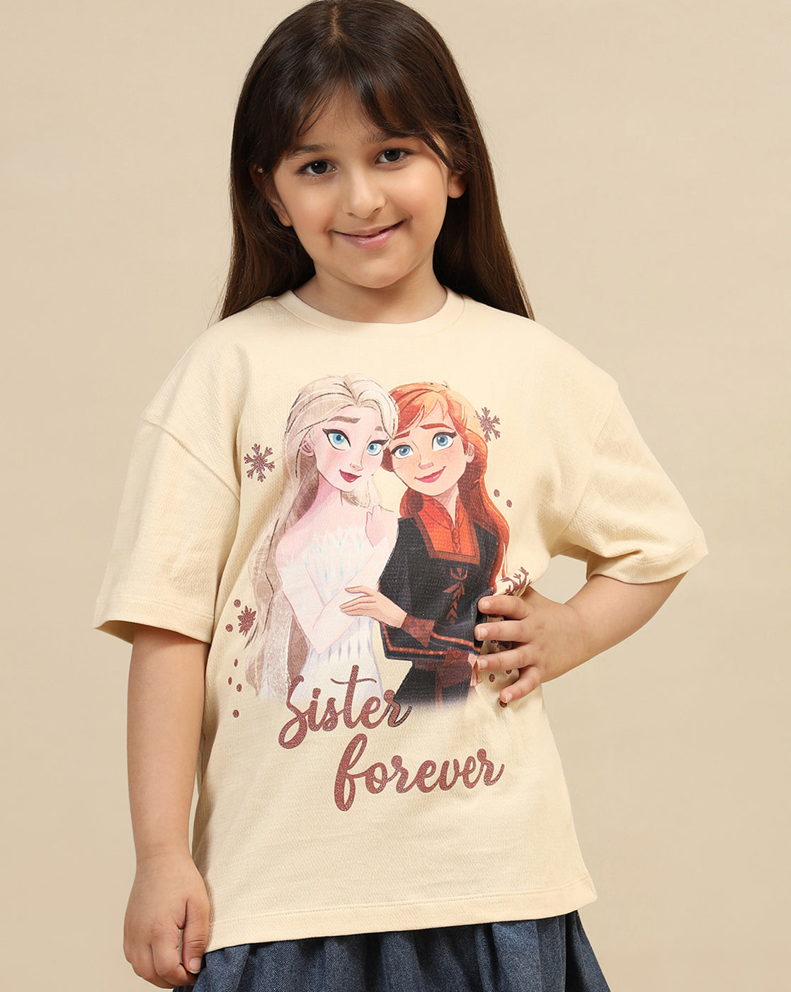 Frozen  Oversized Fit Tshirt  Girls