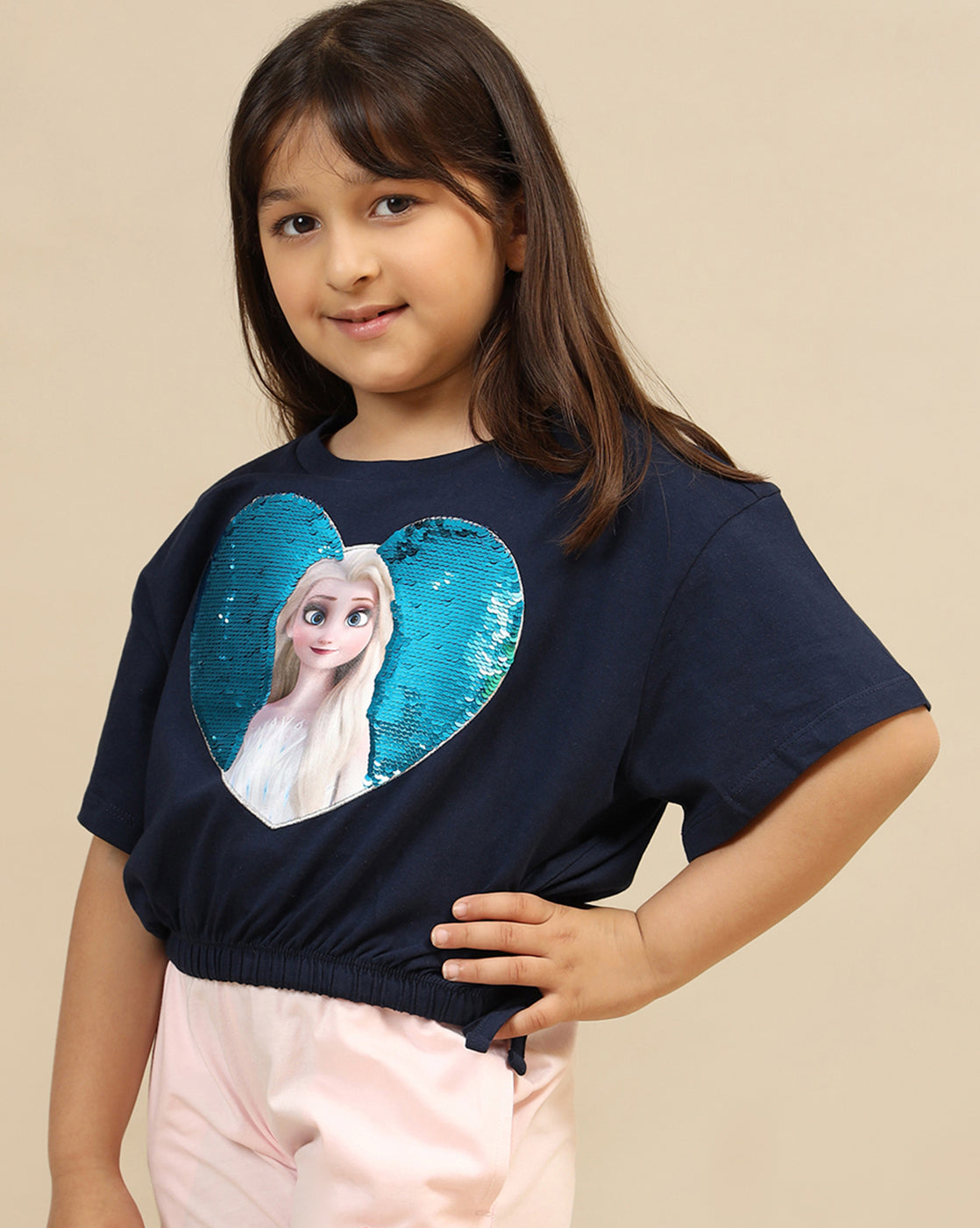Frozen Boxy Fit Tshirt Girls