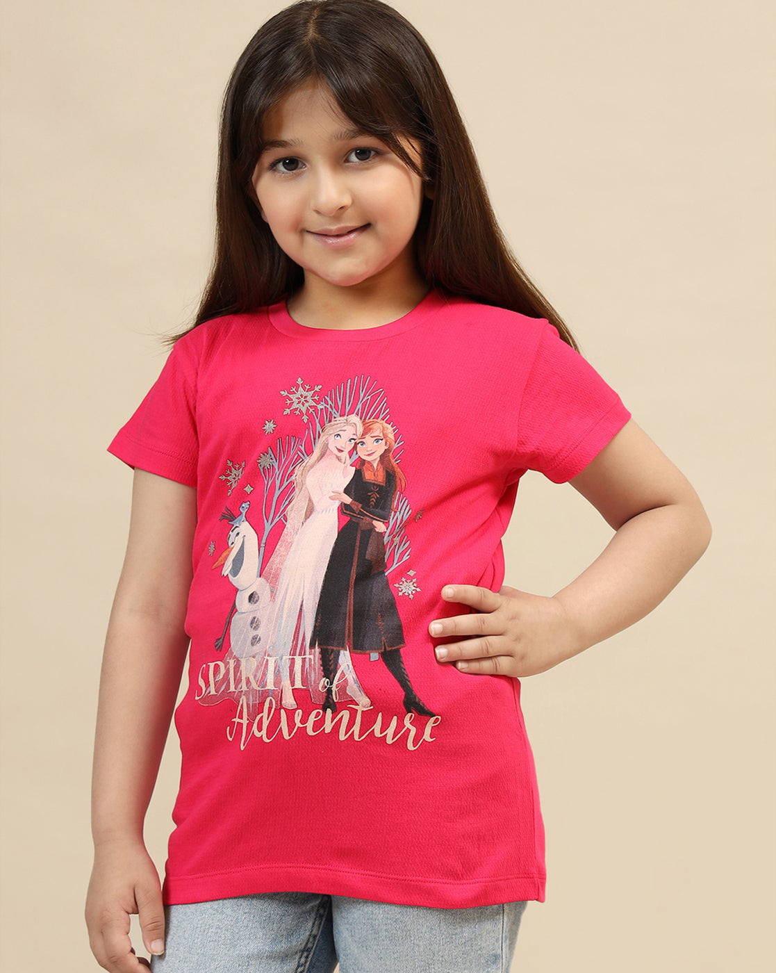 Frozen  Regular Fit Tshirt  Girls