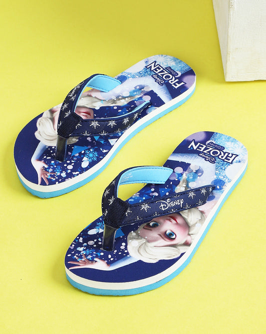 Frozen Printed Flipflops for Girls