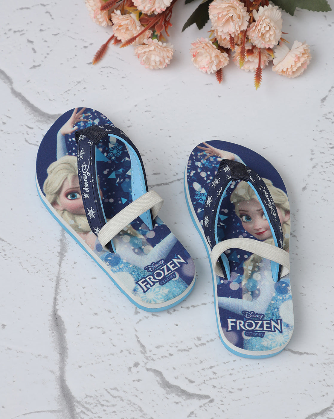 Frozen Printed Flipflops for Girls