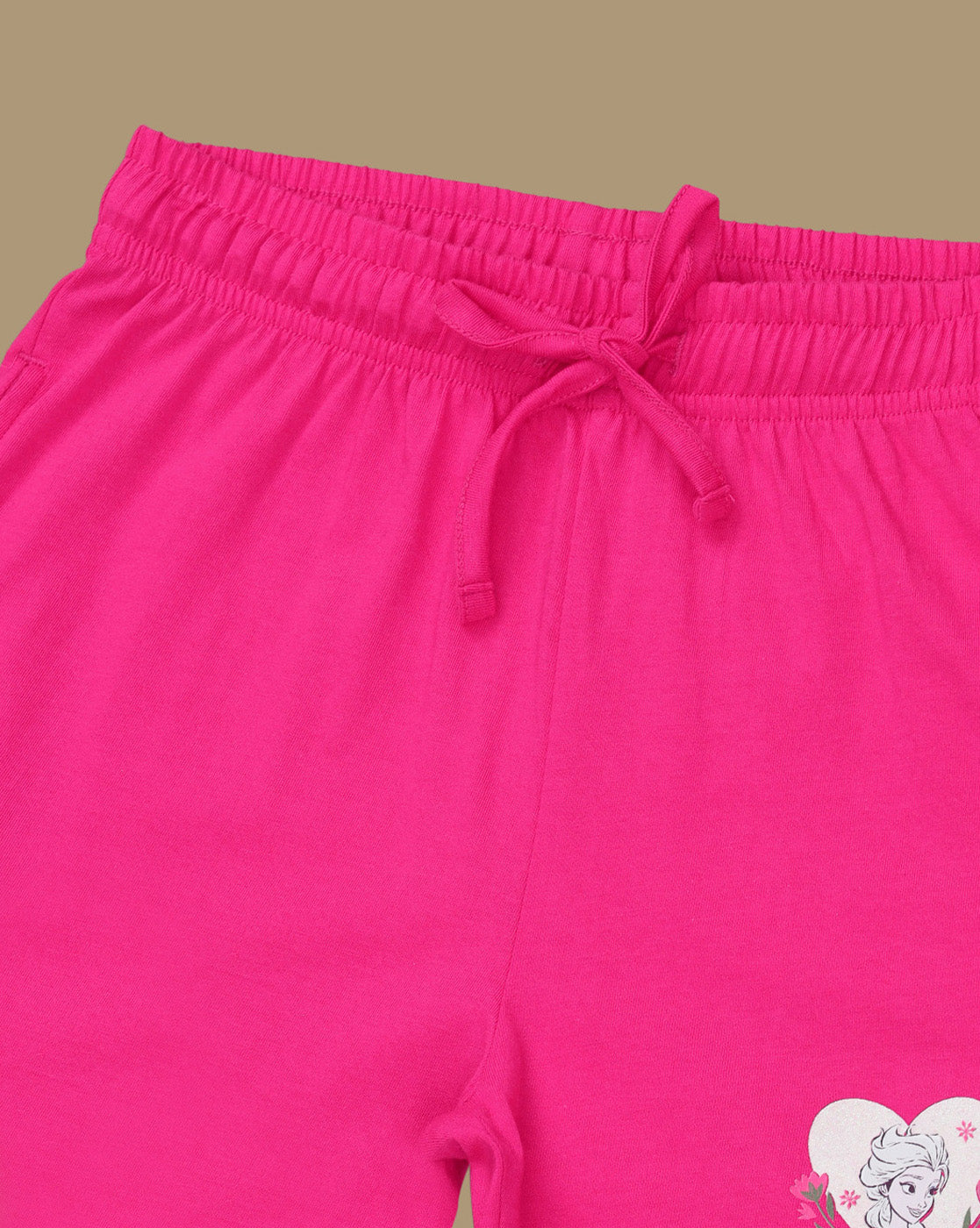 Frozen Printed Regular Fit Shorts For Girls