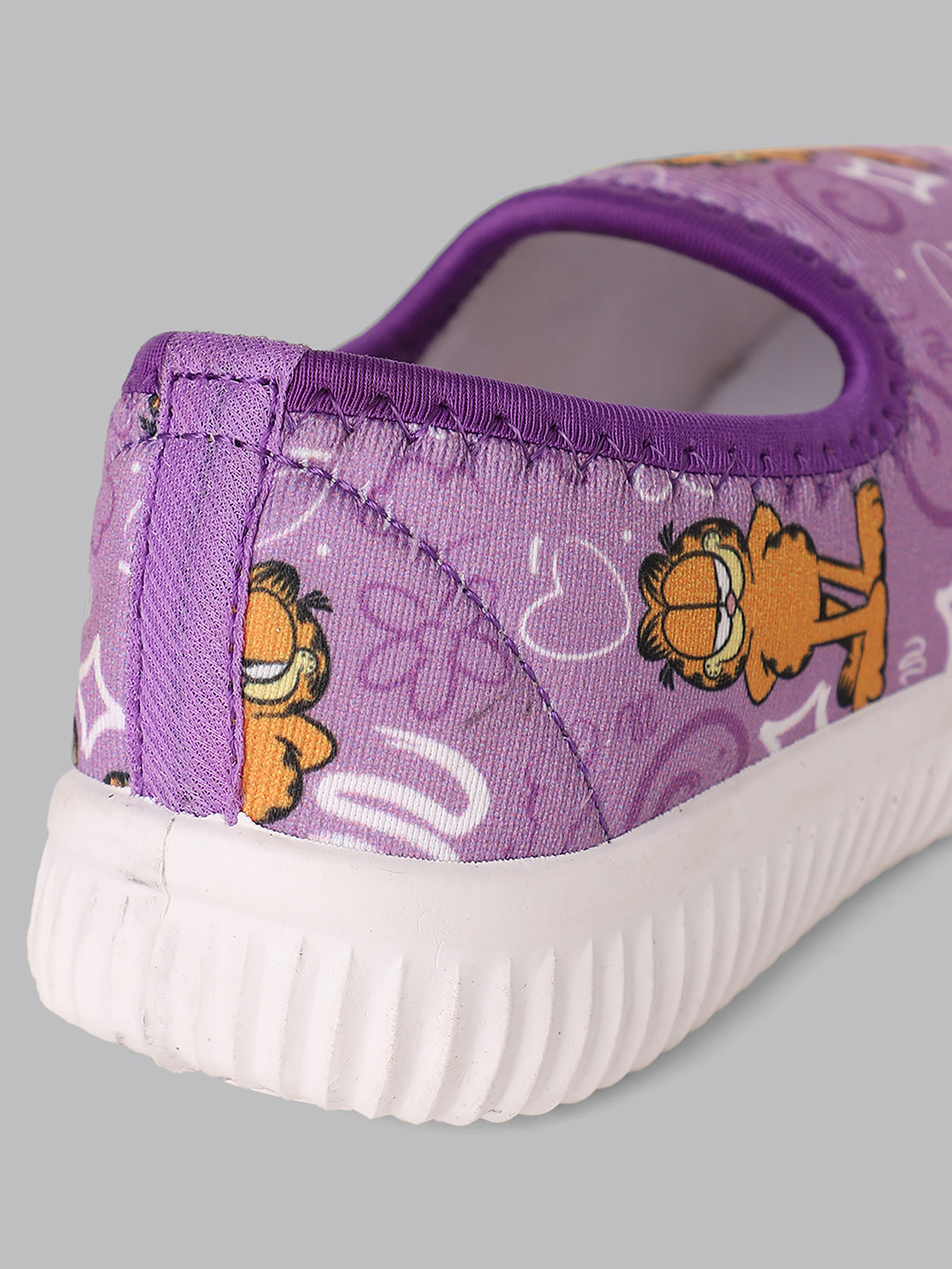 Kids Girls Garfield Printed Purple Shoes