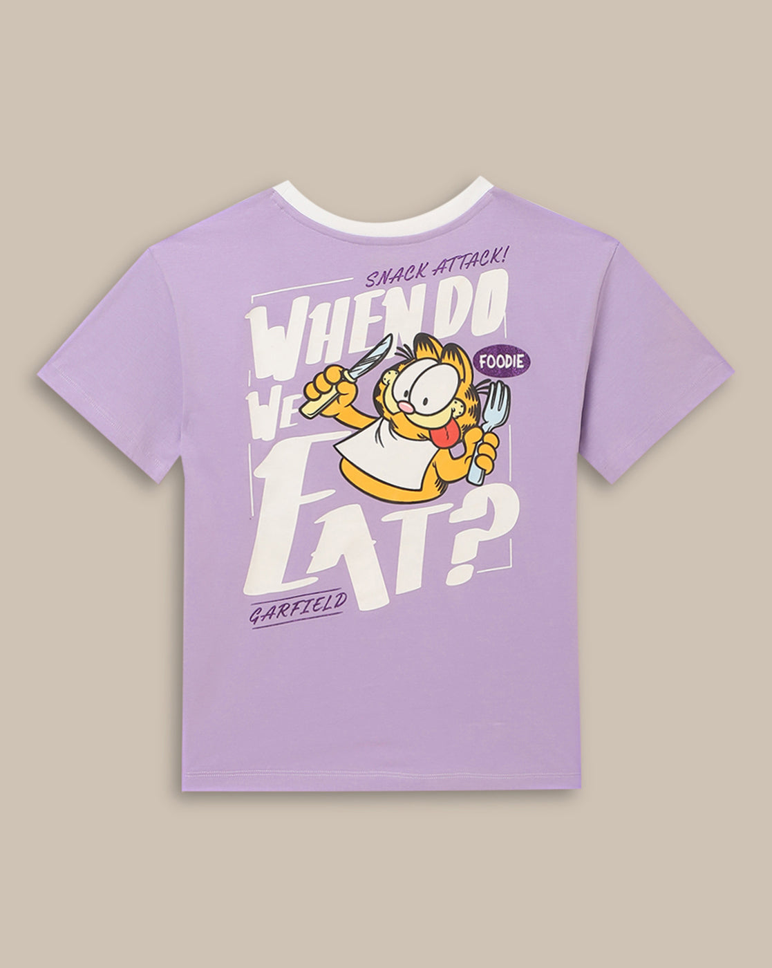 Garfield Relaxed Fit Tshirt For Girls