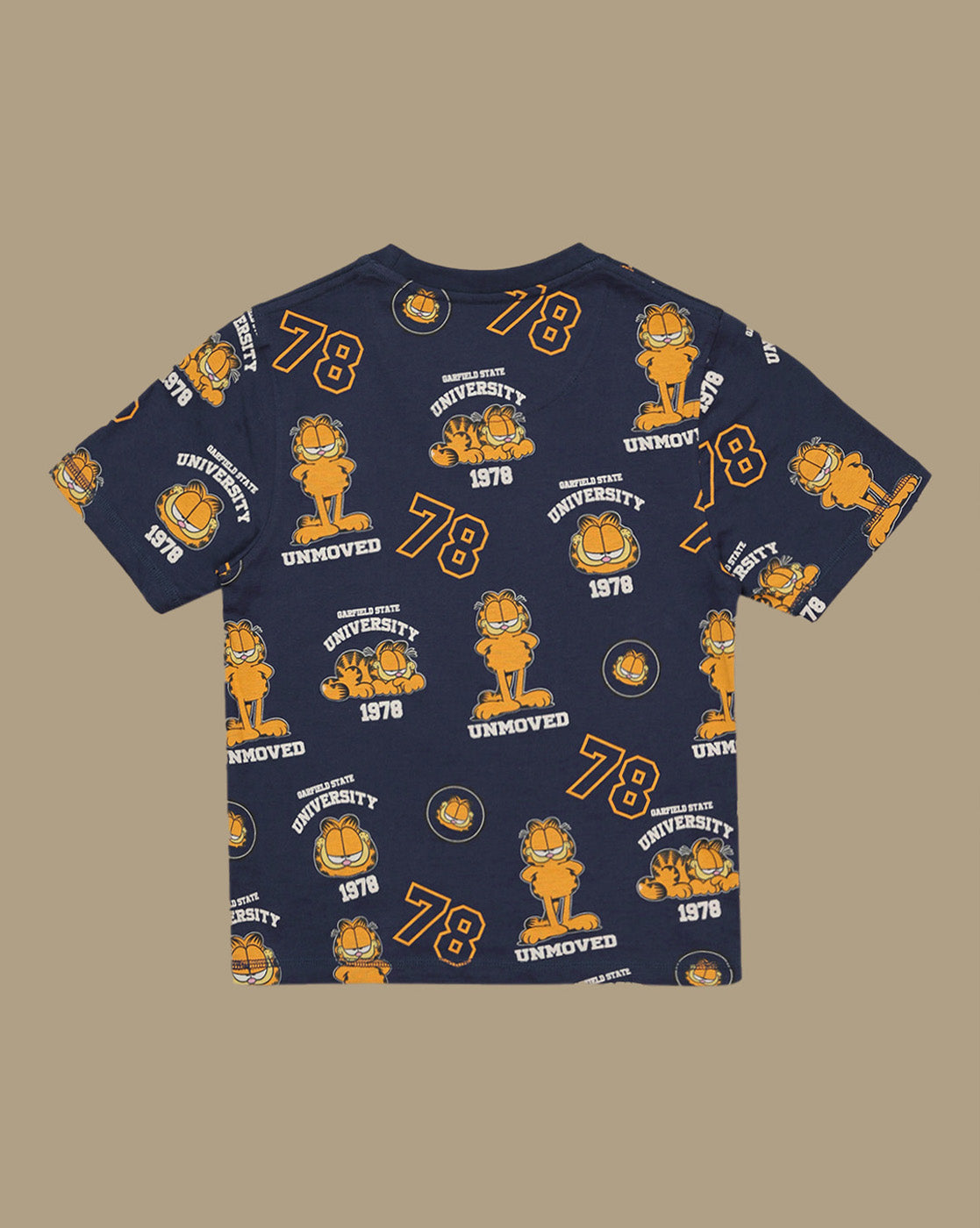 Garfield Printed Regular Fit Tshirt For Boys
