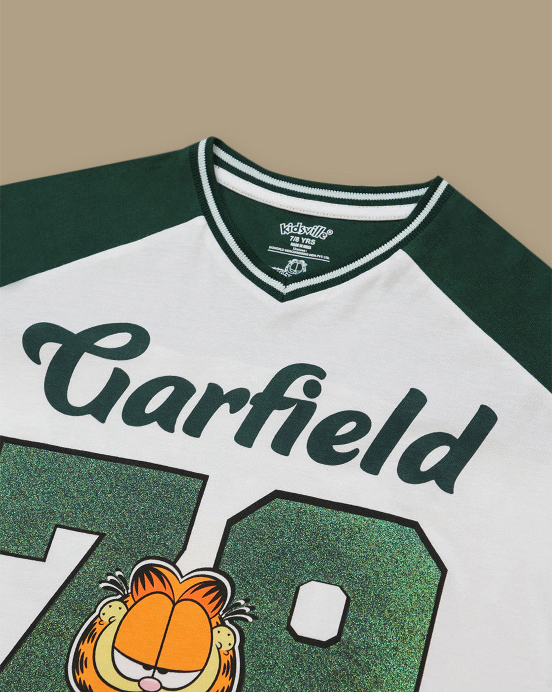 Garfield Printed Oversized Fit Tshirt For Girls