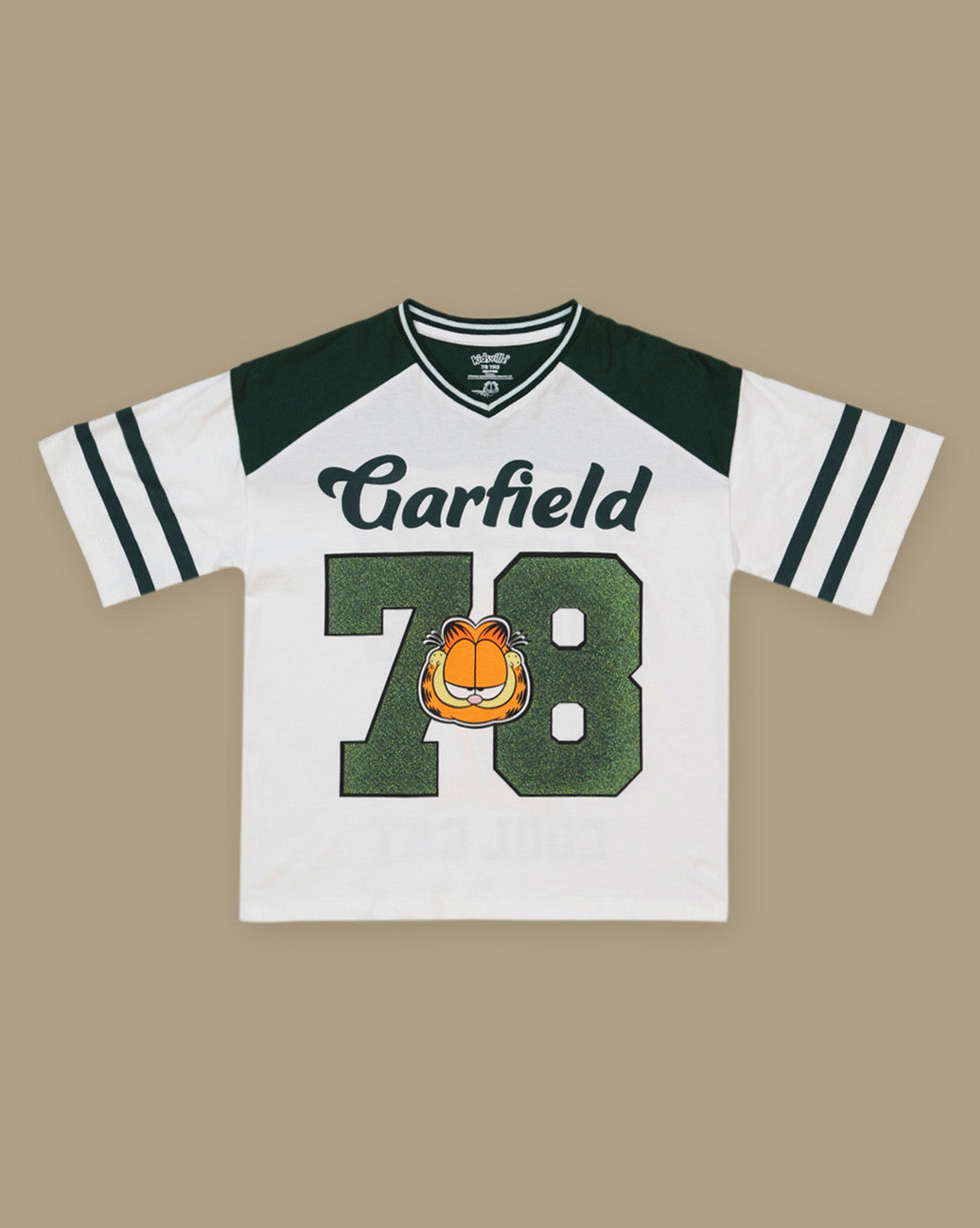 Garfield Printed Oversized Fit Tshirt For Girls