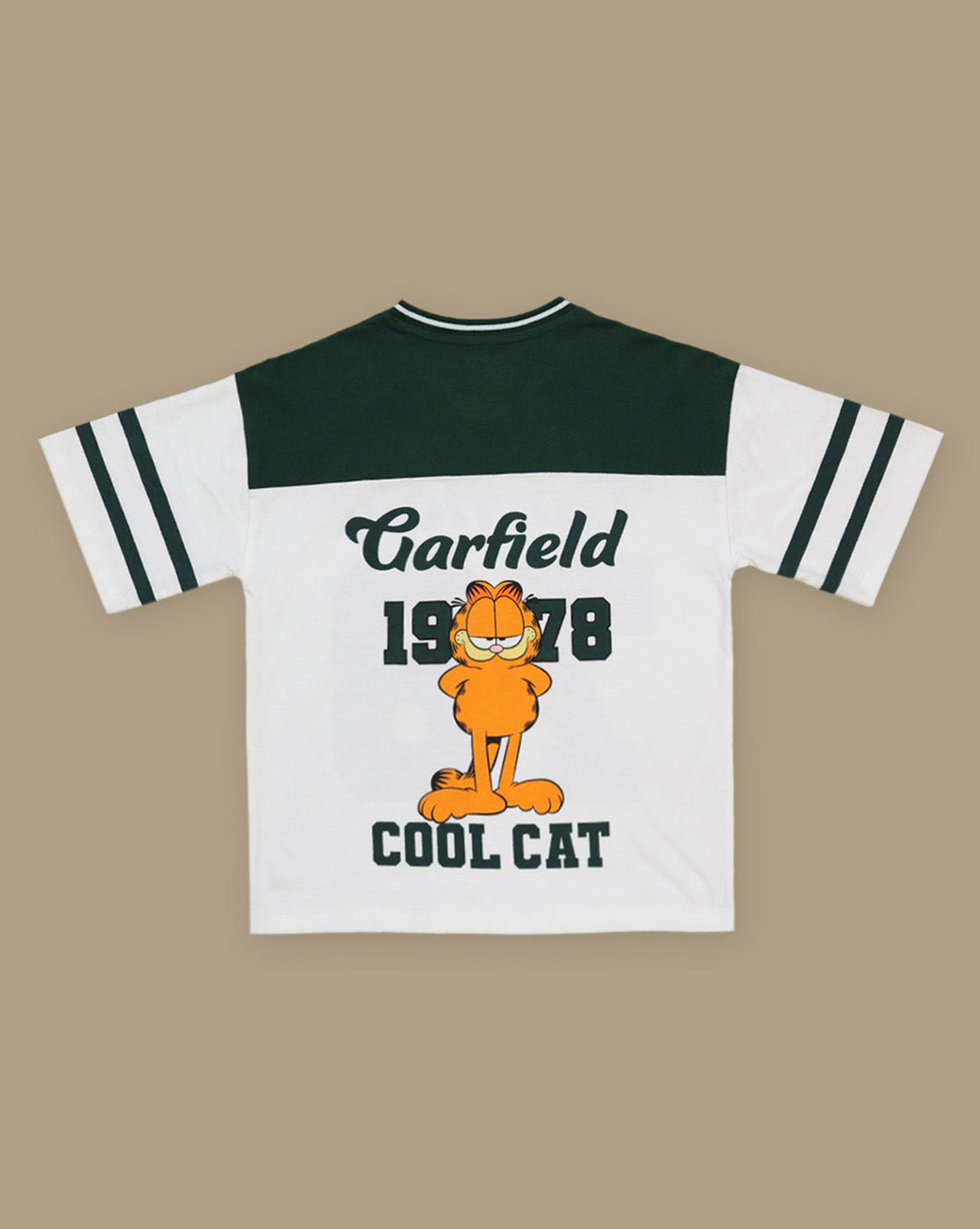 Garfield Printed Oversized Fit Tshirt For Girls