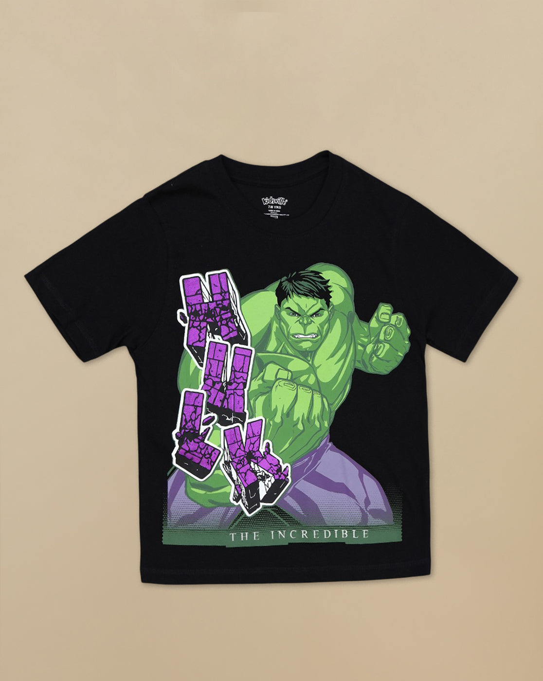 Hulk Printed Regular Fit Tshirt For Boys