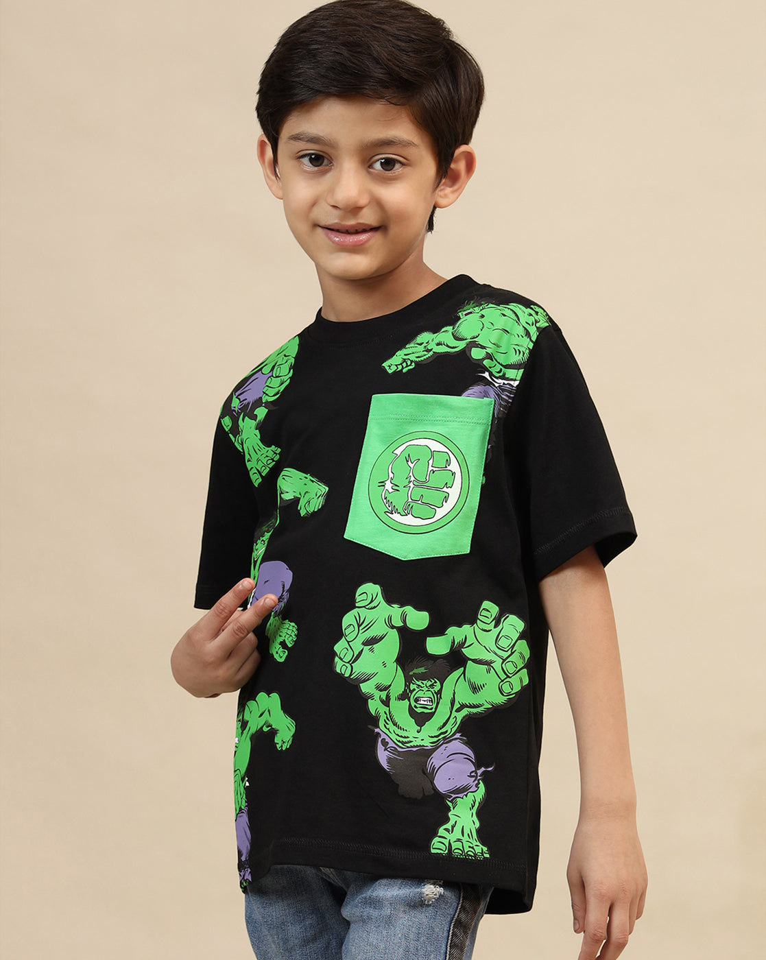 Hulk Regular Fit Tshirt Boys