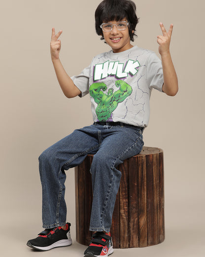 Hulk  Regular Fit Tshirt  Boys