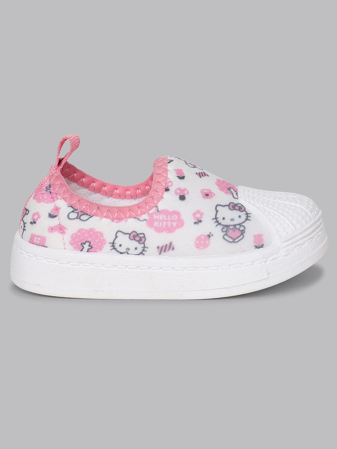 Kids Girls Hello Kitty Printed Pink Shoes