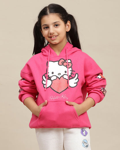 Hello Kitty  Oversized Fit Hoodie  Girls