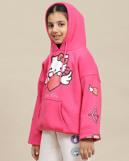 Hello Kitty  Oversized Fit Hoodie  Girls