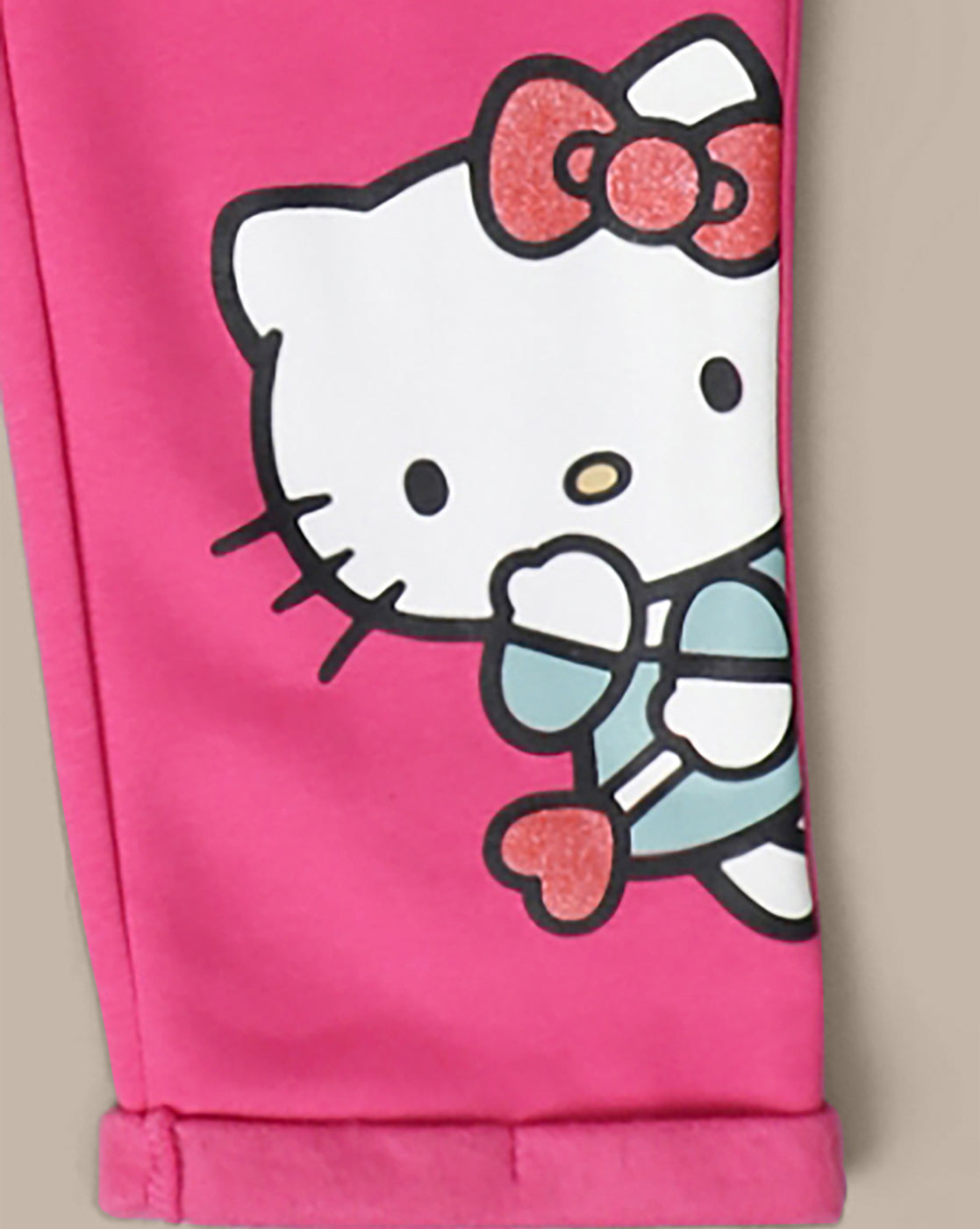 Hello Kitty Normal Fit Hello Kitty Printed Regular Fit Jogger For Girls – Kidsville