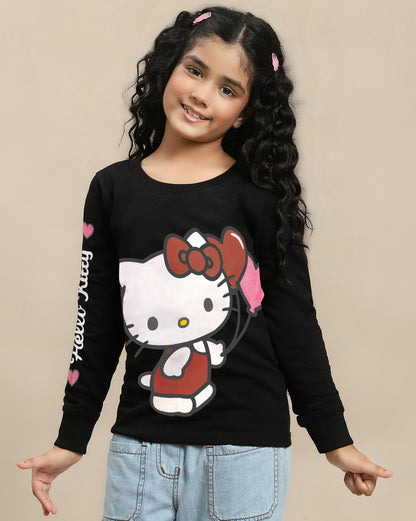 Hello Kitty  Regular Fit Sweatshirt  Girls