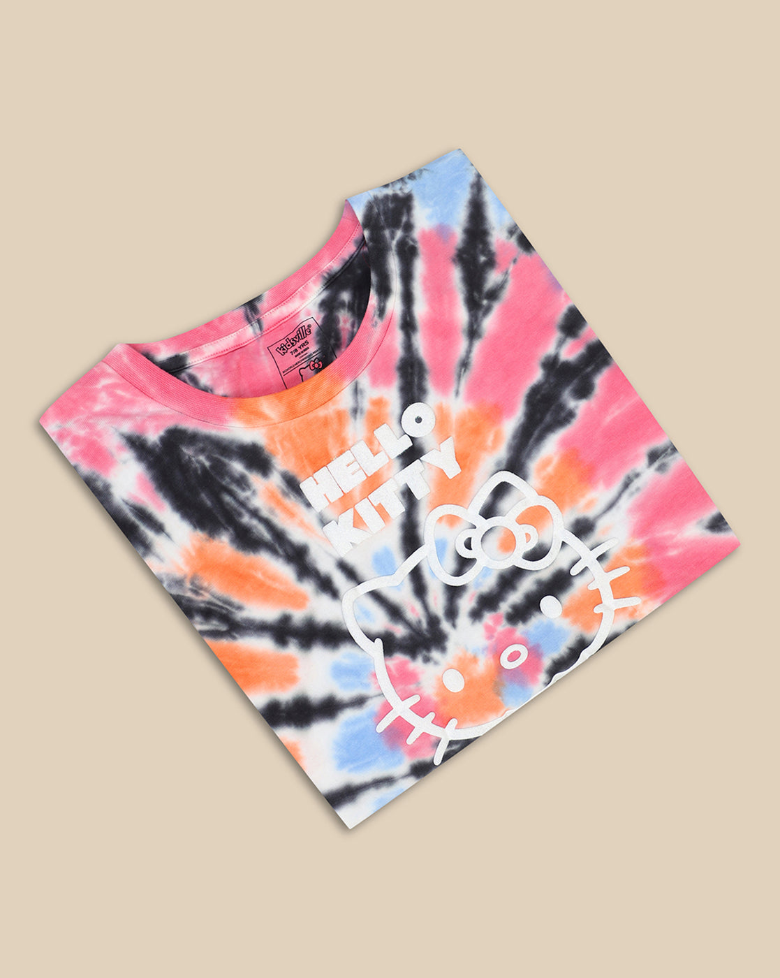 Hello Kitty Printed Relaxed Fit Tshirt For Girls