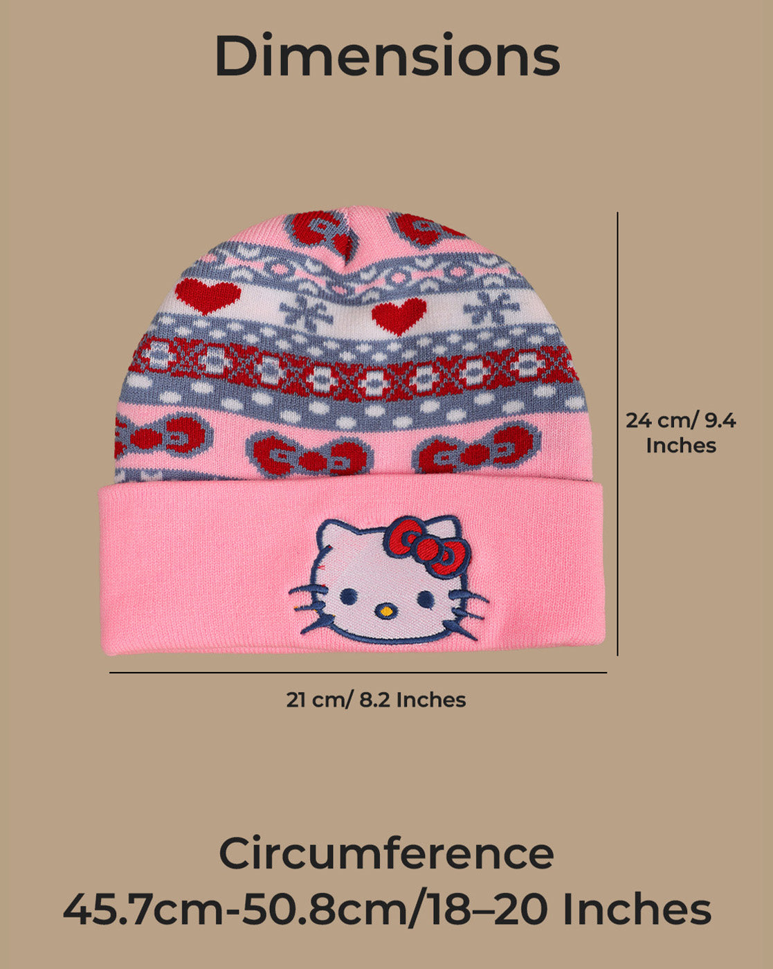 Hello Kitty Beanies for Kids Girls