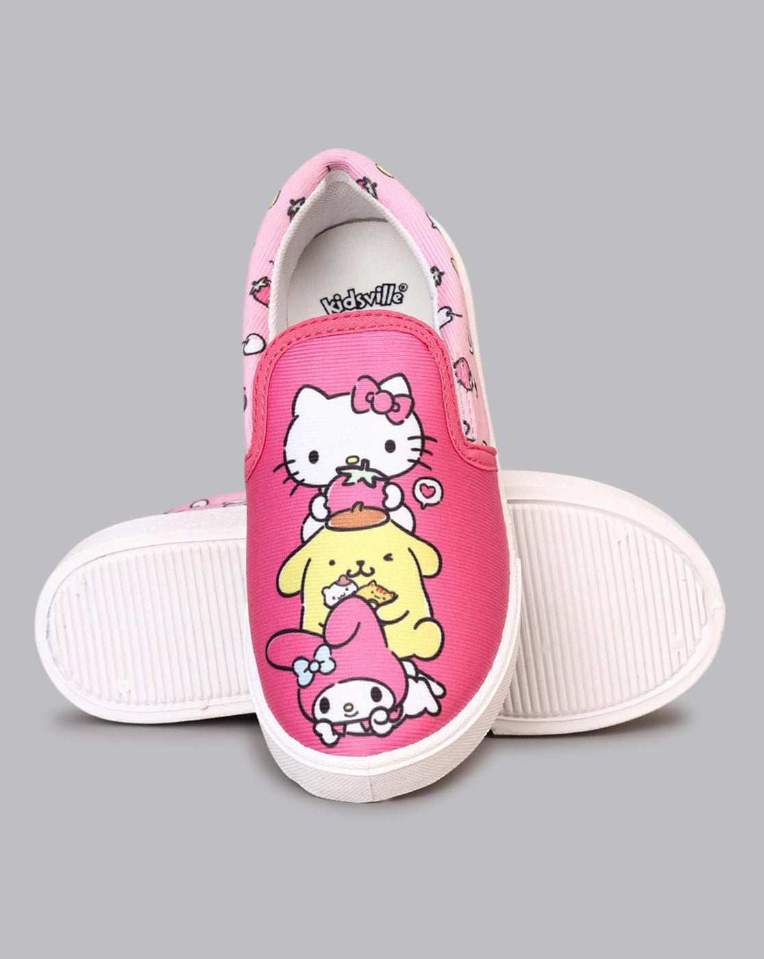 Hello Kitty Printed Canvas Shoes For Kids Girls