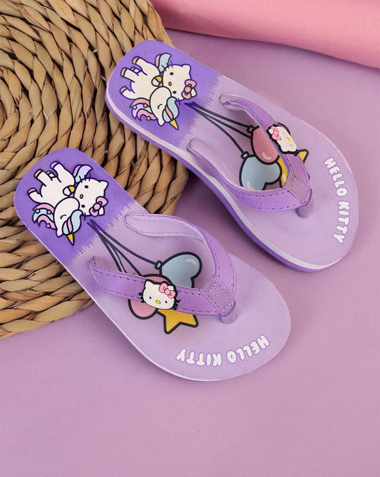 Hello Kitty Printed Flip-Flops For Kids Girls
