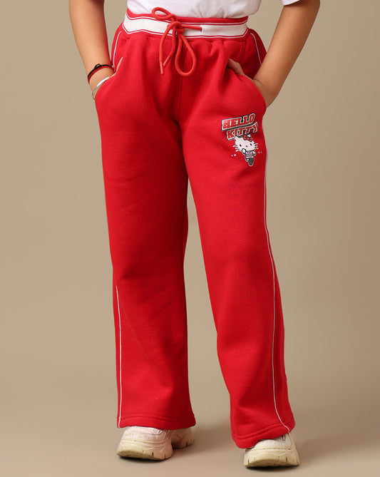 Hello Kitty Printed Relaxed Fit Jogger For Girls