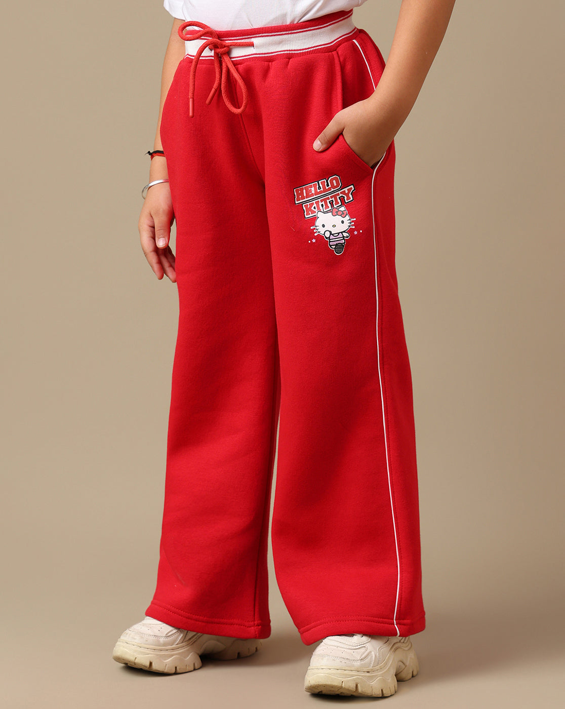 Hello Kitty Printed Relaxed Fit Jogger For Girls