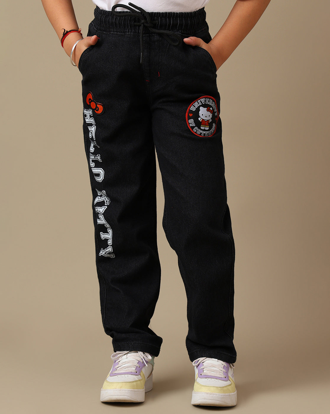 Hello Kitty Printed Regular Fit Jogger For Girls