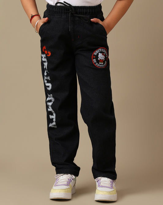 Hello Kitty Printed Regular Fit Jogger For Girls