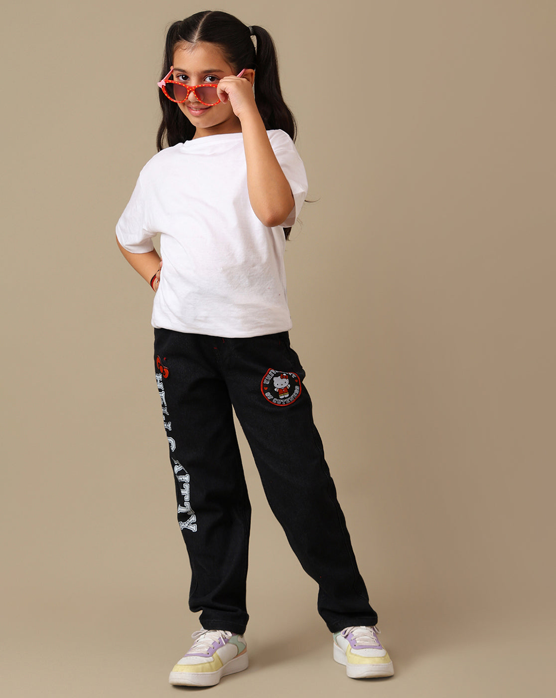 Hello Kitty Printed Regular Fit Jogger For Girls