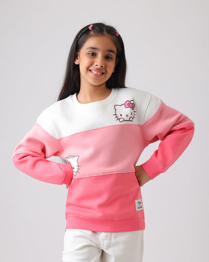 Hello Kitty  Regular Fit Sweatshirt  Girls
