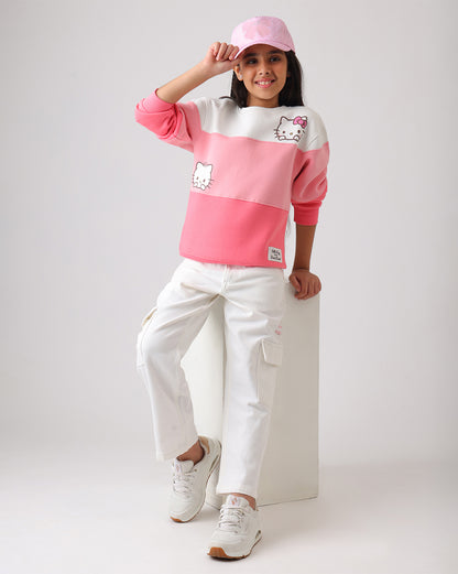 Hello Kitty  Regular Fit Sweatshirt  Girls