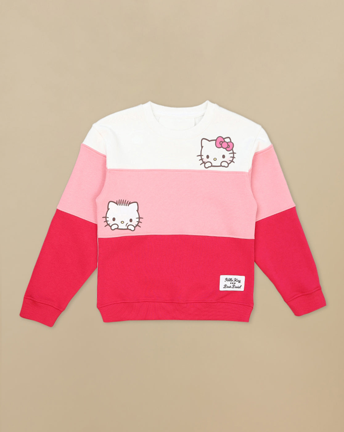 Hello Kitty Printed Regular Fit Sweatshirt For Girls