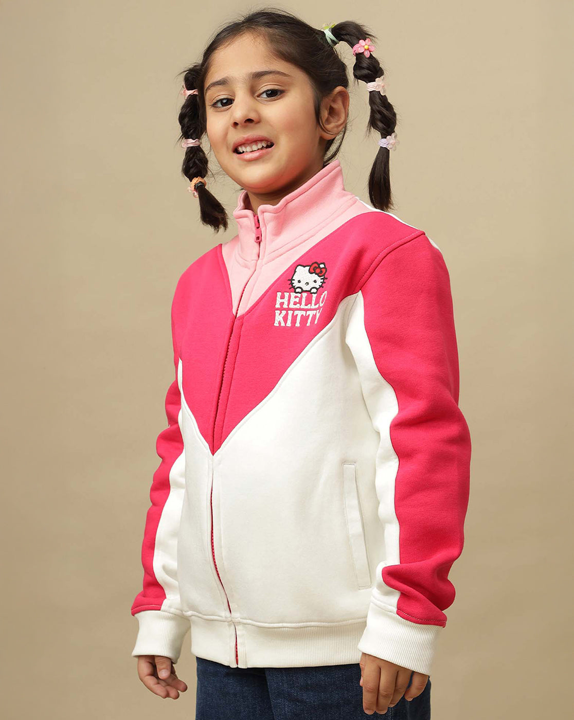 Hello Kitty Printed Regular Fit Sweatshirt For Girls