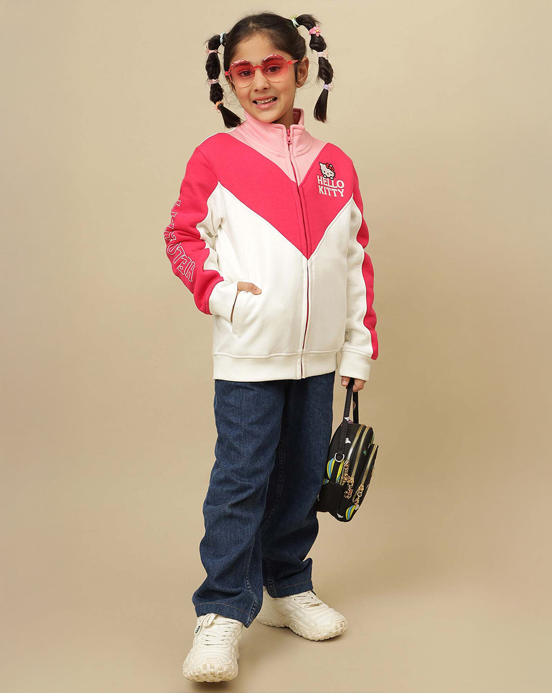 Hello Kitty Printed Regular Fit Sweatshirt For Girls