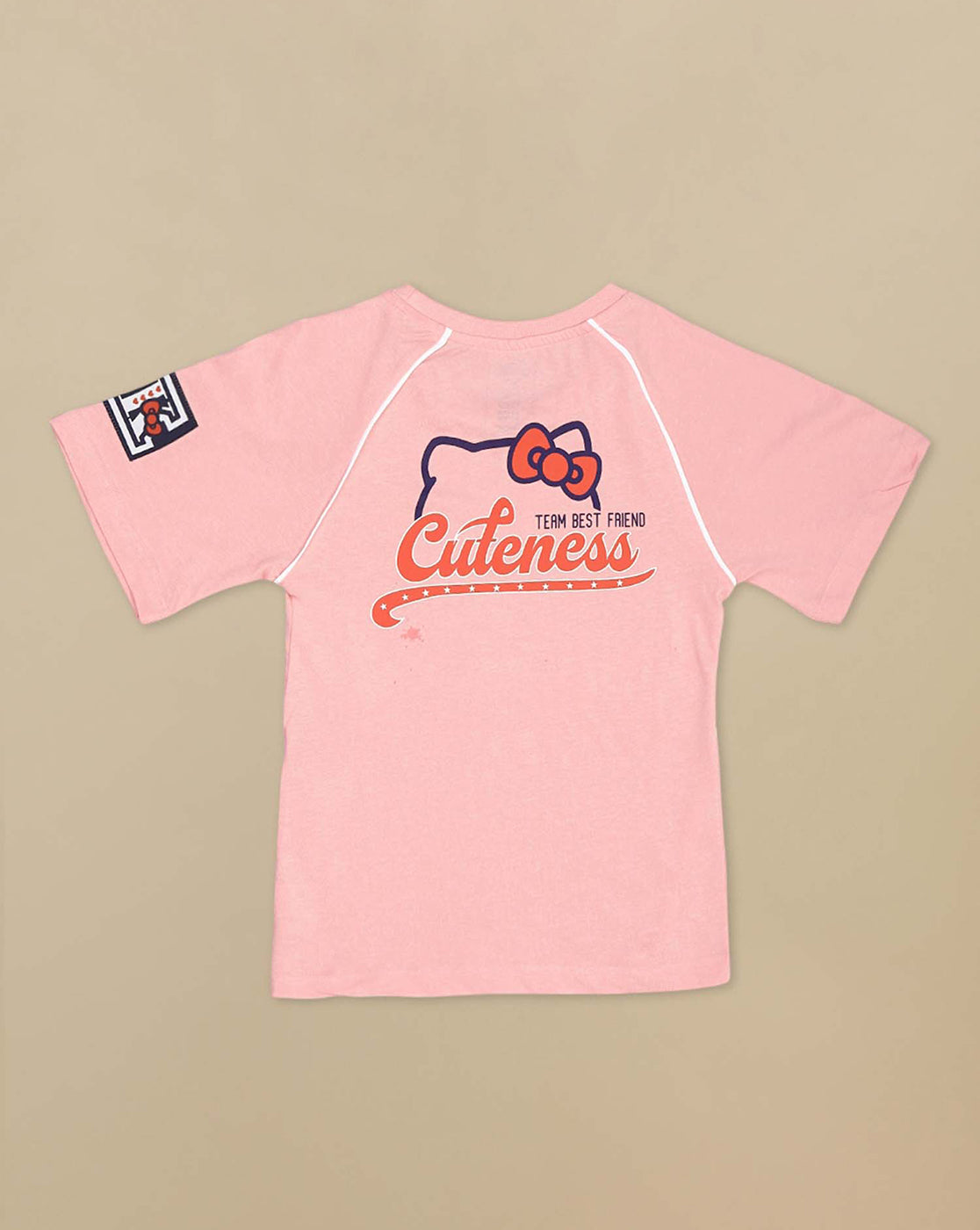 Hello Kitty Printed Oversized Tshirt For Girls