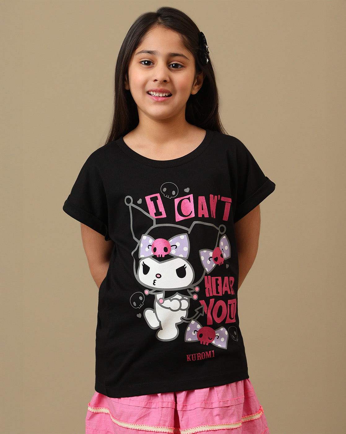 Hello Kitty Printed Relaxed Fit Tshirt For Girls
