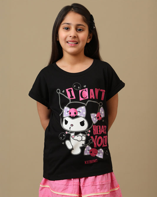 Hello Kitty Printed Relaxed Fit Tshirt For Girls