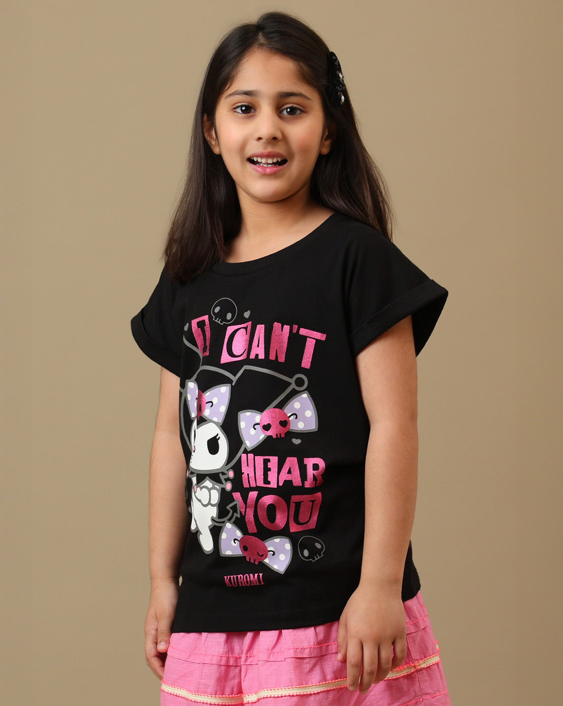 Hello Kitty Printed Relaxed Fit Tshirt For Girls