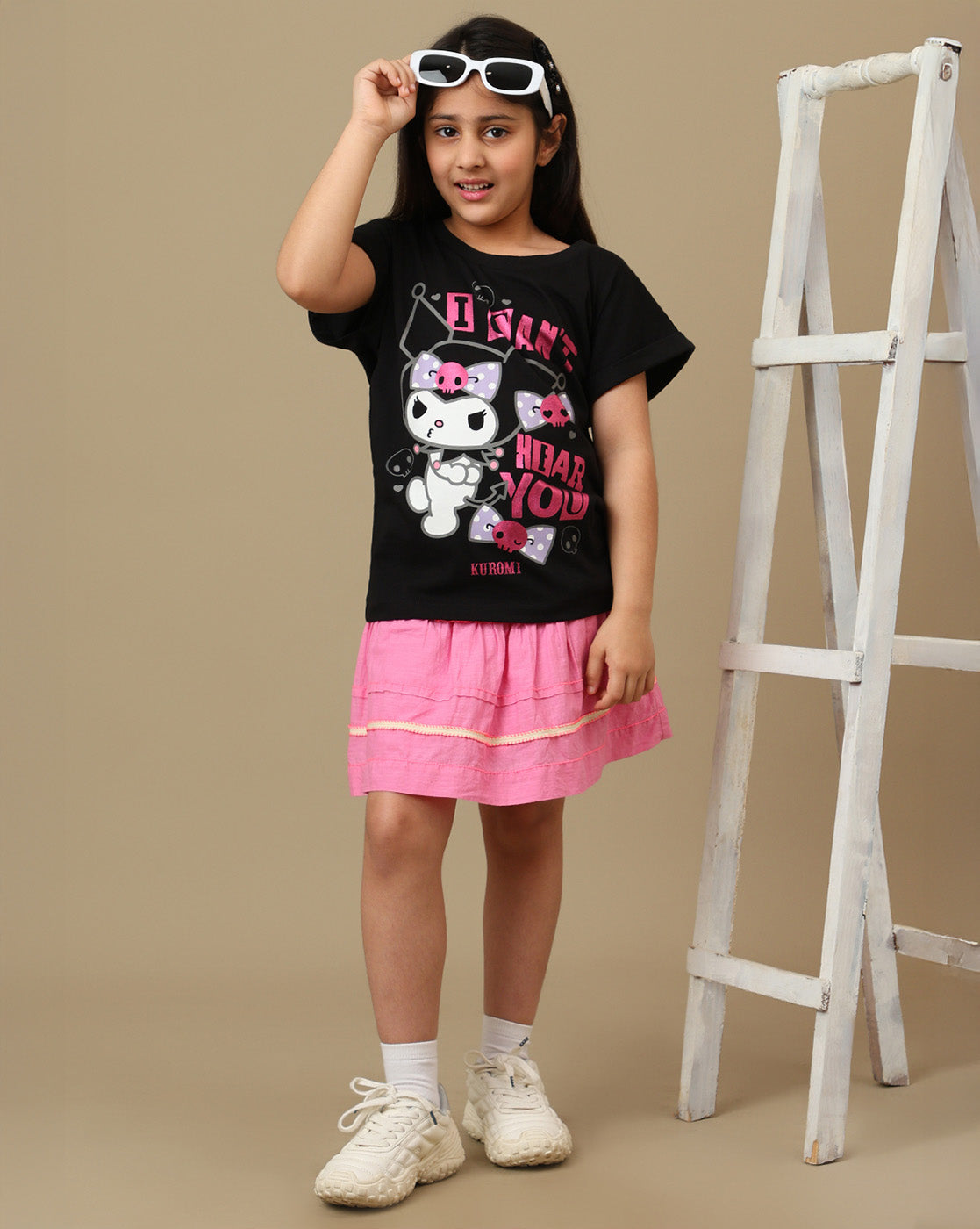Hello Kitty Printed Relaxed Fit Tshirt For Girls