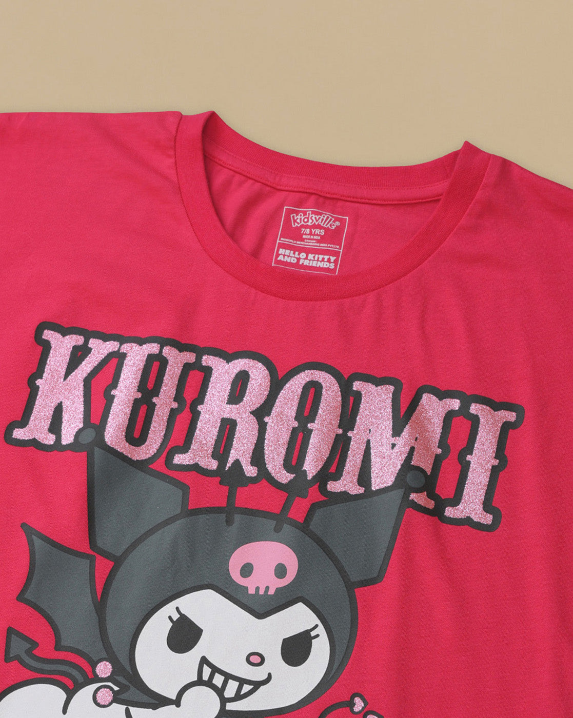 Hello Kitty Printed Relaxed Fit Tshirt For Girls