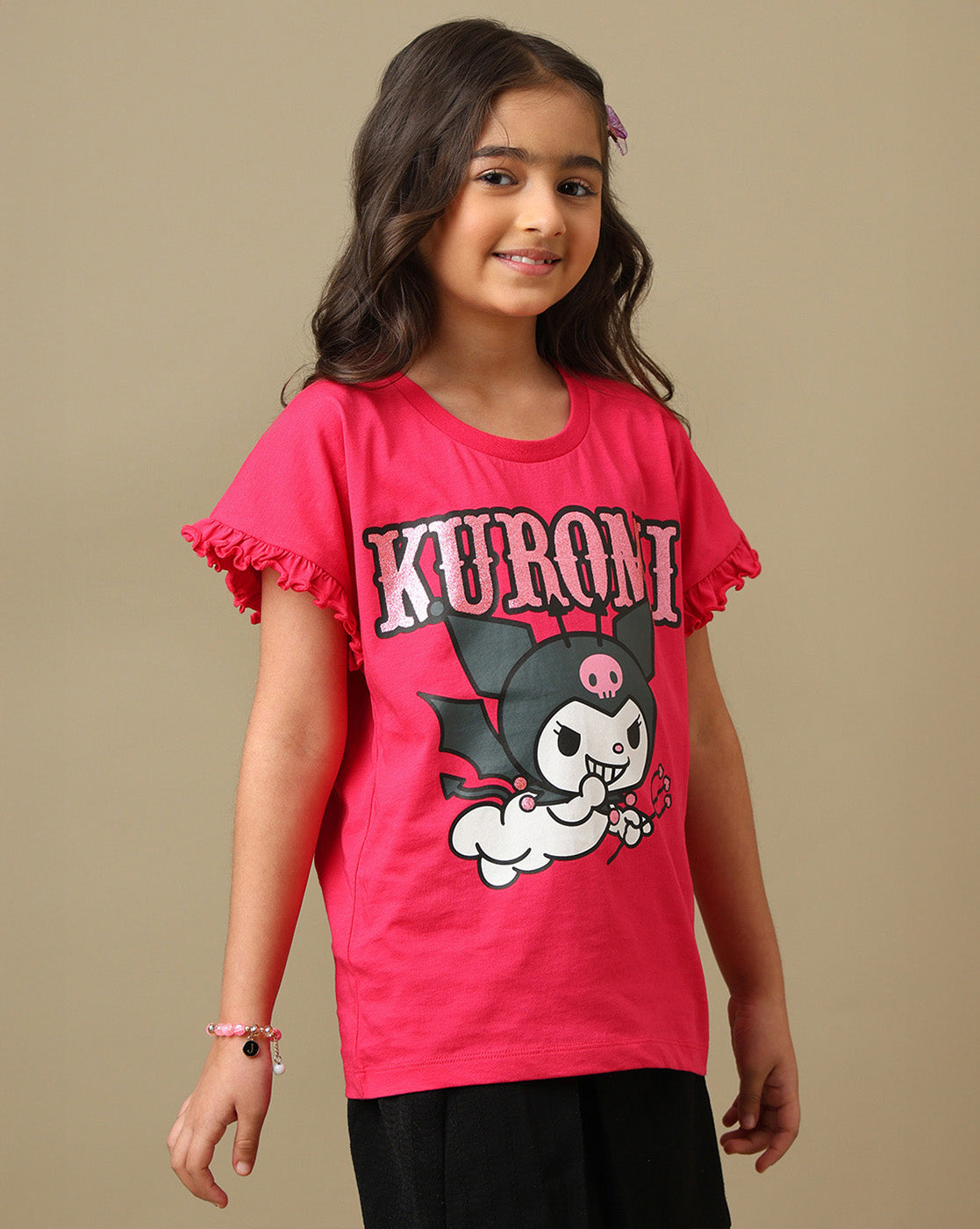 Hello Kitty Printed Relaxed Fit Tshirt For Girls