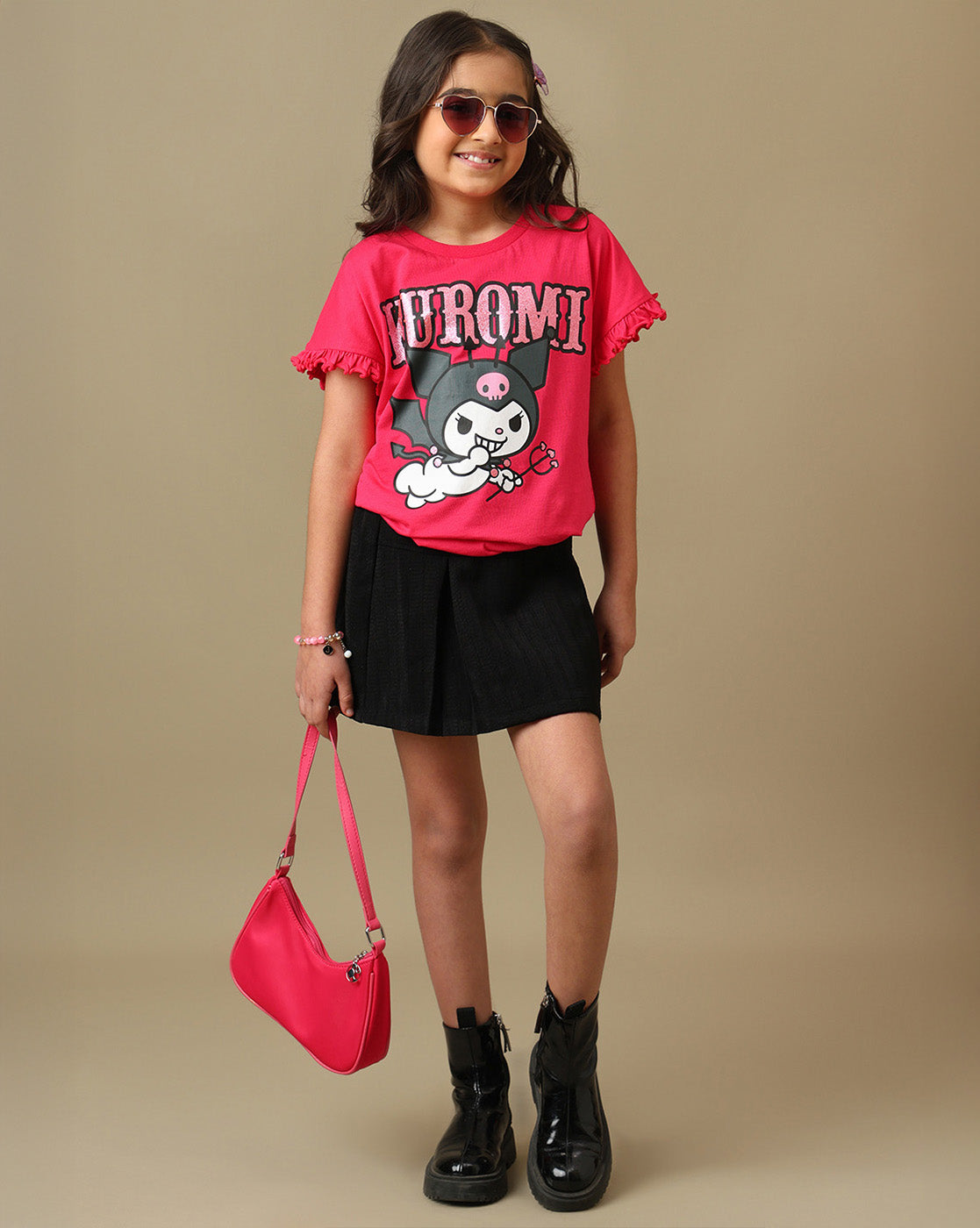 Hello Kitty Printed Relaxed Fit Tshirt For Girls