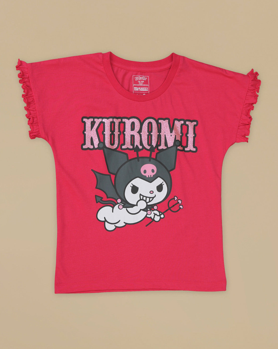 Hello Kitty Printed Relaxed Fit Tshirt For Girls