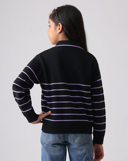 Hello Kitty Kuromi Regular Fit Sweater Girls